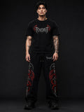 DRACONIS OVERSIZE T-SHIRT HENNA RED