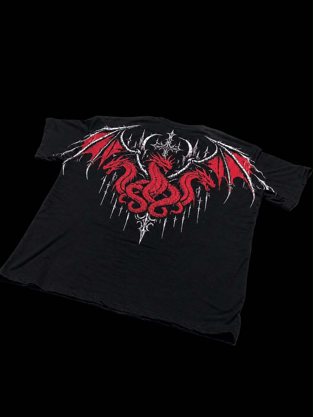 DRACONIS OVERSIZE T-SHIRT HENNA RED