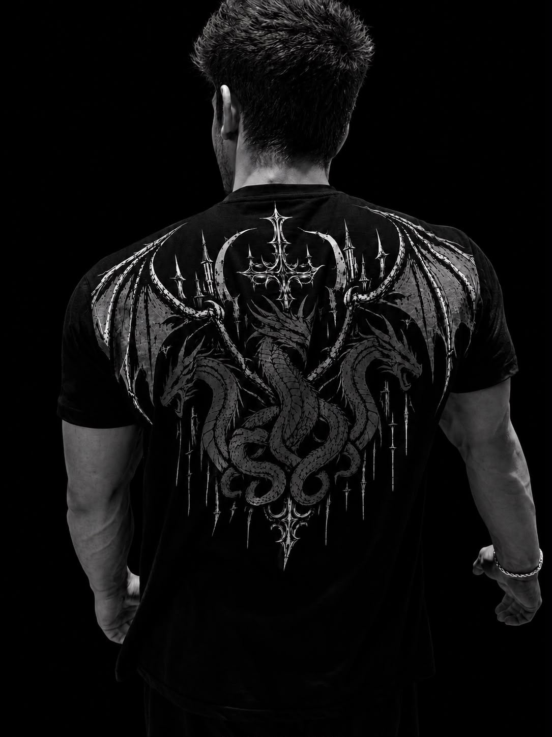 DRACONIS  OVERSIZE T-SHIRT SHADOW GREY