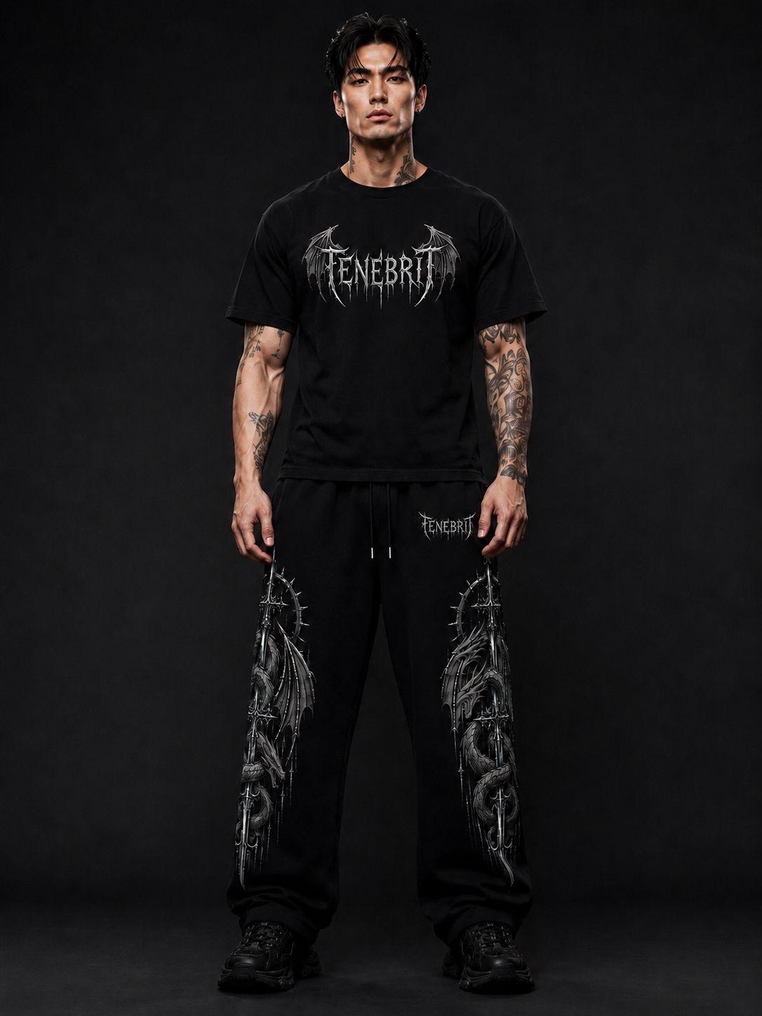DRACONIS  OVERSIZE T-SHIRT SHADOW GREY