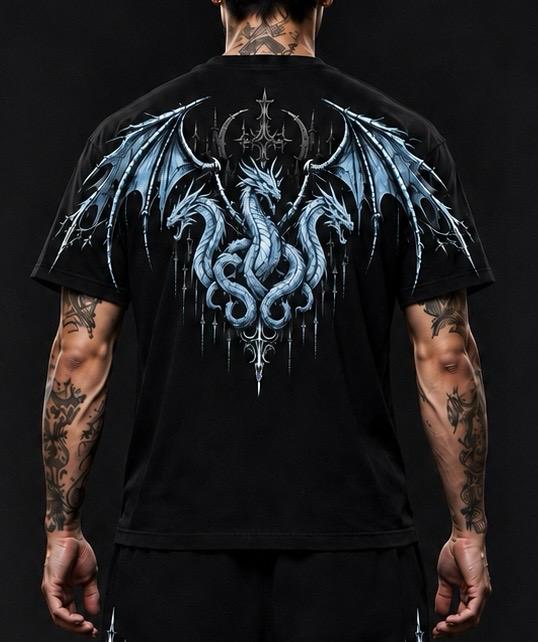 DRACONIS OVERSIZE T-SHIRT ARCANE BLUE