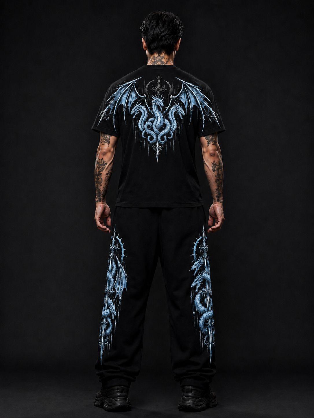 DRACONIS OVERSIZE T-SHIRT ARCANE BLUE